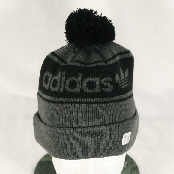 adidas Other - adidas Trefoil Winter Hat with Pom